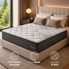 ESSENZA - Colchon Pocket Star Semidoble 120M -