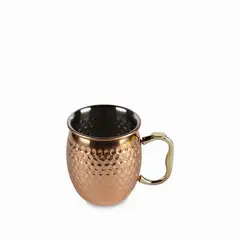 AMBIENTE GOURMET - Mug en acero Moscú copper mate