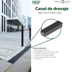 GENERICO - CANAL DRENAJE RECYFIX PRO 200 D400