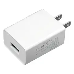 TRANYOO - Cargador rápido T-C01 2 Amp USB Blanco compacto y seguro para viaje