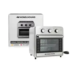 NOBELSOUND - Horno Freidor De Aire De 18 Litros - Asados Reposteria