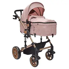 HAPPY BABY - Coche Bebe Moises Gadi Rosado