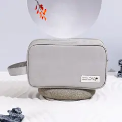 LOVE BEAUTY AND PLANET - ORGANIZADOR COSMETIQUERA CARTUCHERA MAQUILLAJE NECESER-GRIS