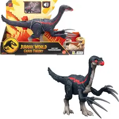 JURASSIC WORLD - Dinosaurio Mattel Chaos Theory Slash N Roar Therizinosaurus