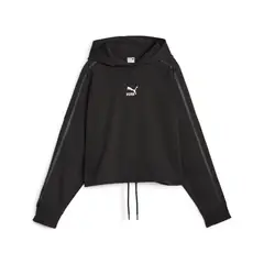 PUMA - Buso Con Capucha Original T7 Hoodie W Negro Para Mujer