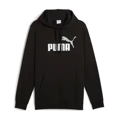 PUMA - Hoodie Original Ess 2 Color No 1 Logo Negro Hombre