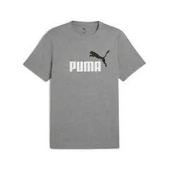 PUMA - Camisa Deportiva Ess 2 Color No 1 Logo Gris Hombre