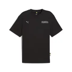 PUMA - Camisa Deportiva Original FerrariLifestyle Negro Hombre