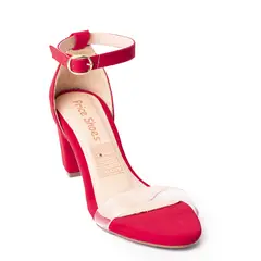 PRICE SHOES - Tacones Moda para Mujer 952J-02ROJO