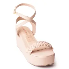 PRICE SHOES - Plataforma para Mujer 9521255NUDE