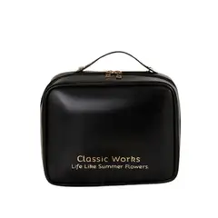 LOVE BEAUTY AND PLANET - COSMETIQUERA NECESER ORGANIZADOR VIAJE MAQUILLAJE-NEGRO
