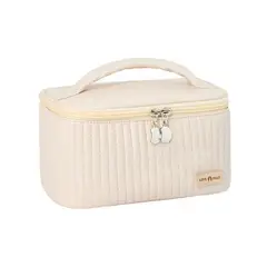 LOVE BEAUTY AND PLANET - ORGANIZADOR COSMETIQUERA BOLSO MAQUILLAJE NECESER-BEIGE
