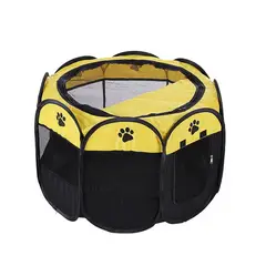MASCOTIK - CORRAL PARA MASCOTAS PLEGABLE GATOS Y PERROS ROSA