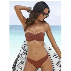 GENERAL - Vestido De Baño Mujer Moda Europea Strapless