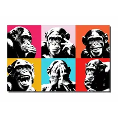 GENERICO - Lienzo Cuadro Arte El Color De Las Emociones 60X43CM