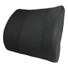 ERGONOMUS - Cojin Lumbar Almohada Ergonomica Para Silla de Oficina Con Relleno de Alta Densidad Color Negro