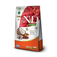 PET SPA - Alimento Para Gato N&D Quinoa Adulto Piel & Pelaje Pescado 400 Gr
