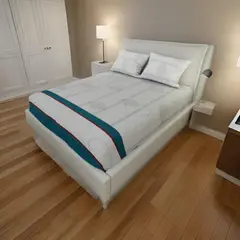 ELEGANT - Semi Juego de Sábana para Cama de 1.20 m (3 Piezas: 1 Sábana Ajustable resortada y 2 Fundas)
