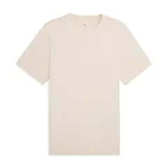 PUMA - Camisa Deportiva Ess Small No. 1 Logo Beige Hombre