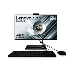 LENOVO - Aio IdeaCentre AIO 3 24ALC6 - 23,8' FHD - AMD R7-7730U - 16GB RAM 512GB SSD - Negro