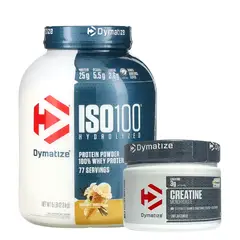 DYMATIZE - ISO100 Vainilla 5lb + Creatina 300g