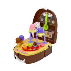 MONKEY BRANDS - Heladería Mochila Ice Cream Stand Magic Play