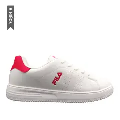 FILA - Tenis Jr Miwi Niño-Blanco/Rojo