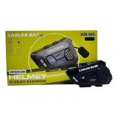 OTRAS MARCAS - Intercomunicador Kr-m5 Helmet Ip66 Wireless 5.2 Unicanal