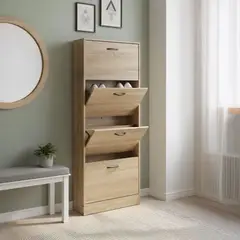 DIMATEX LEON - Organizador Zapatos Madera Mdf Hasta 12 Pares Refyago