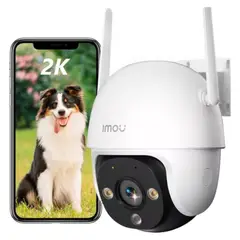 IMOU - CAMARA DE SEGURIDAD WIFI EXTERIOR ROBOTICA 360° VISION NOCTURNA A COLOR AUDIO INCORPORADO