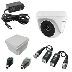 HILOOK - Kit de Seguridad Cámara THC-T120-PC + Accesorios