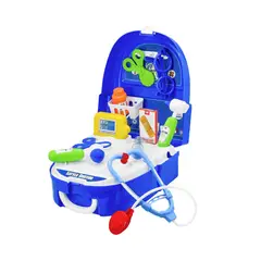 MONKEY BRANDS - Set de Doctor Infantil Mochila 18 Piezas Magic Play
