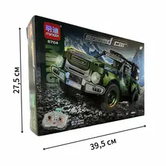 GENERICO - Carro Todo Terreno Armable 8704 Control Remoto Bloques Construcción