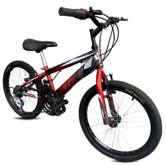 SEVEN SEVEN - Bicicleta Niño 24 / 18 cambios Rojo 2025