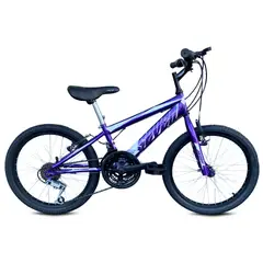 SEVEN SEVEN - Bicicleta 24 Niña 18 Cambios Morado 2025