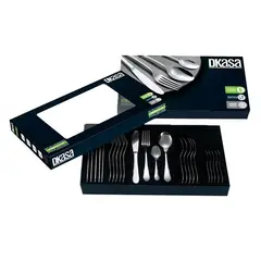 DKASA - Set de Cubiertos Premium de 24 Piezas en Acero Inoxidable A164-24