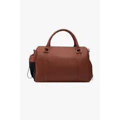 JORMANDS - Maleta de Mano Viajera Mini Duffel Bag de Cuero Vegano