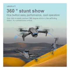 GENERICO - Mini Drone Dual Cámara 4k E99 Pro Wifi 24g Motor Brushless