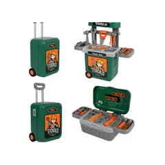 GENERICO - Maleta de Herramientas Infantil 3 en 1 - Set Constructor para Niños