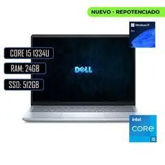 DELL - PORTATIL INSPIRON 14 INTEL CORE I5-1334U/ RAM 24GB DDR5/ SSD 512GB M.2/ WIN11 PRO