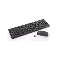 GENERICO - Combo Teclado Y Mouse Inalámbrico K-06 + Membrana Protectora
