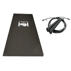 DEPORTES CBM - KIT ABDOMINAL Y DE CARDIO COLCHONETA DEPORTIVA MAS LAZO O CUERDA DE SALTO DE VELOCIDAD