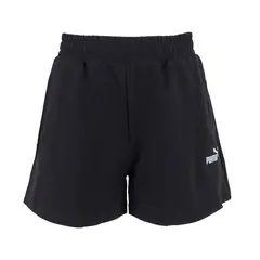 PUMA - Pantaloneta Deportiva Original Ess No1 Negro Mujer