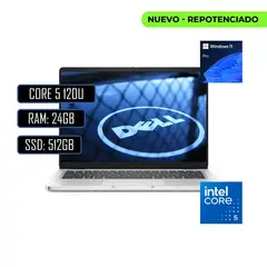 DELL - PRO 14 - INTEL CORE 5 120U - 24GB DDR5 - 512GB SSD - PANTALLA 14" FHD - RJ45 - WIN11 PRO