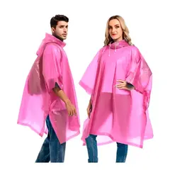GENERICO - Capa impermeable para la lluvia rosada