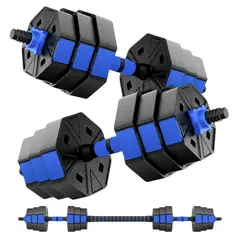 GENERICO - Set de Mancuernas Hexagonales kIt pesas 15 kg