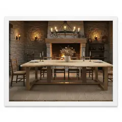 22 GRADOS DECORACION - Mesa comedor Rio 230cm x 110 cm Roble natural
