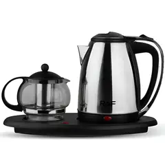 ONE PIXEL - Set Jarra Y Tetera Hervidora De Agua Electrica Multifuncional Moderna Infusiones Té