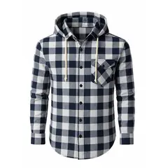 MODA EN CIRCUITO - CAMISA LEÑADORA PARA HOMBRE CON O SIN CAPOTA