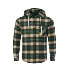 MODA EN CIRCUITO - CAMISA LEÑADORA PARA HOMBRE CON O SIN CAPOTA